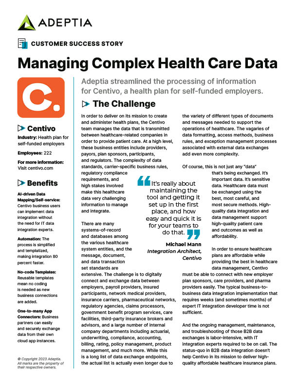 Managing Complex Healthcare Data