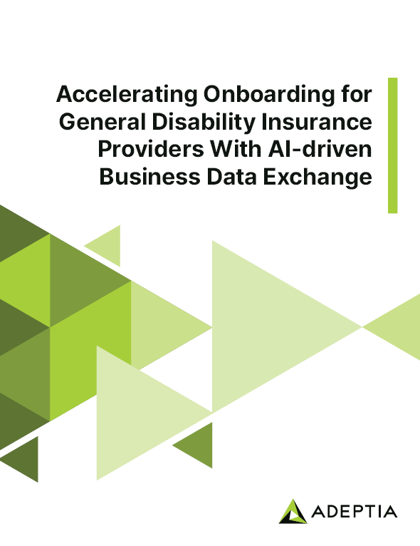 Accelerating Onboarding for General Disability Insurance Providers with AI-driven Business Data Exchange